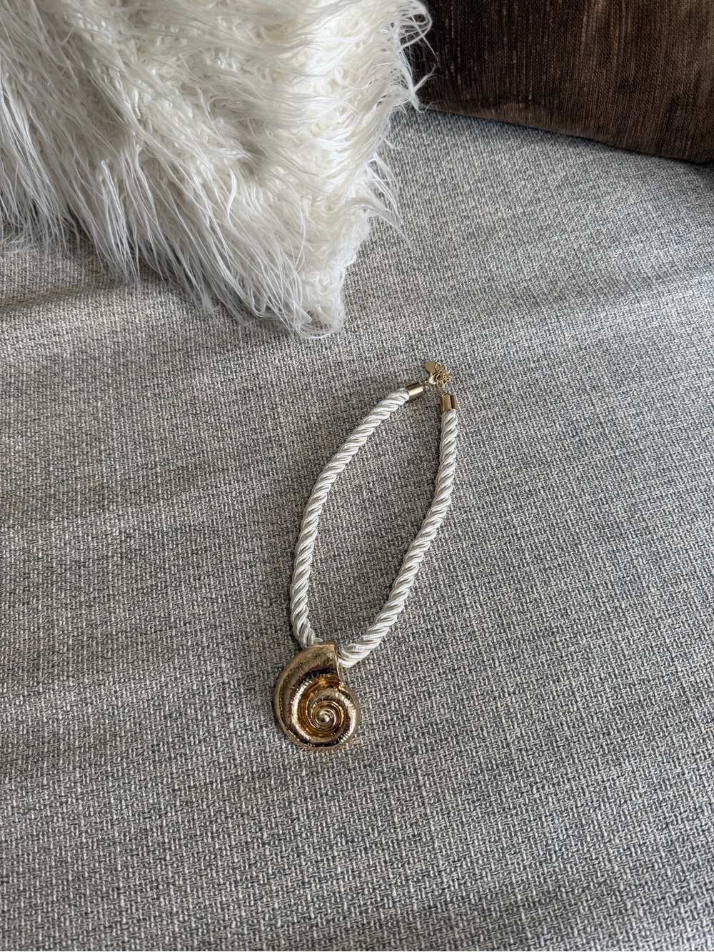 House of Harlow Rope Necklace w/Shell